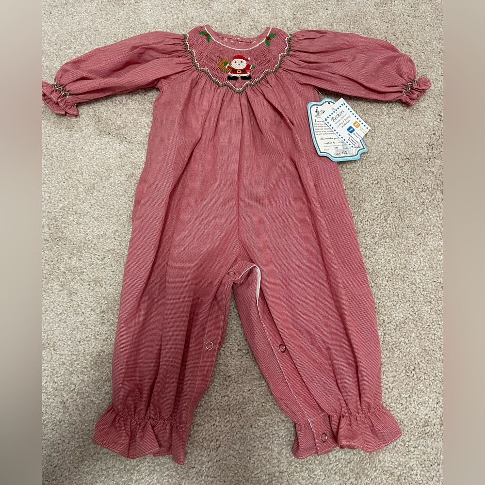 Girls Santa Romper